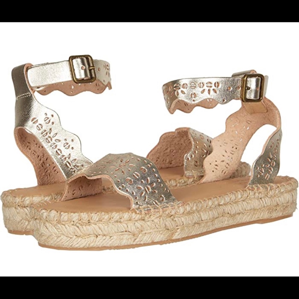 Soludos X Anthropologie Cadiz Wave Sandals